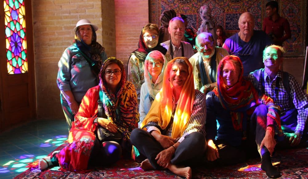 Reisegruppe in der Moschee