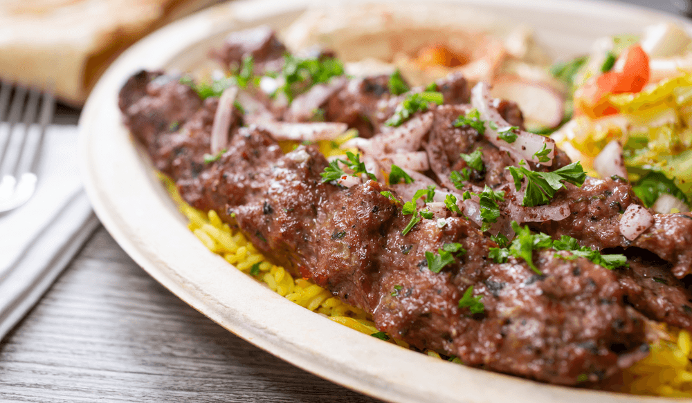 Chelo kabab koobideh